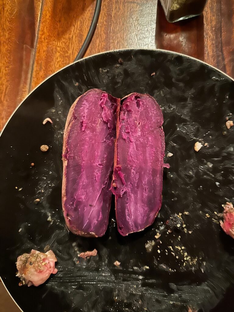 The purple sweet potato
