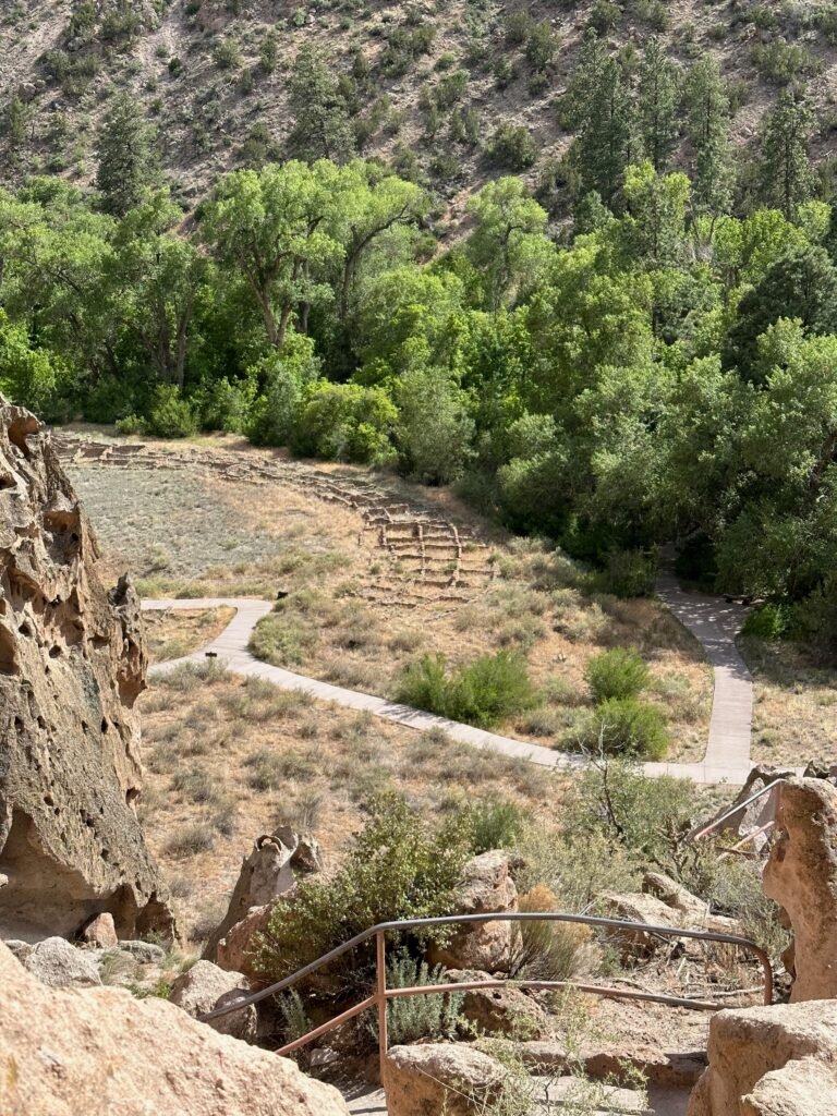 scenery at Bandelier